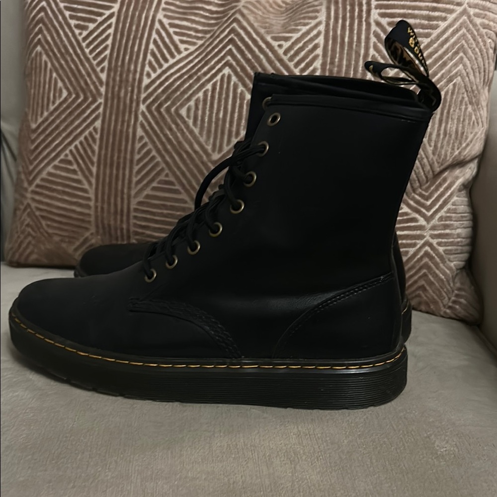 Dr. Martens Black Leather Boots